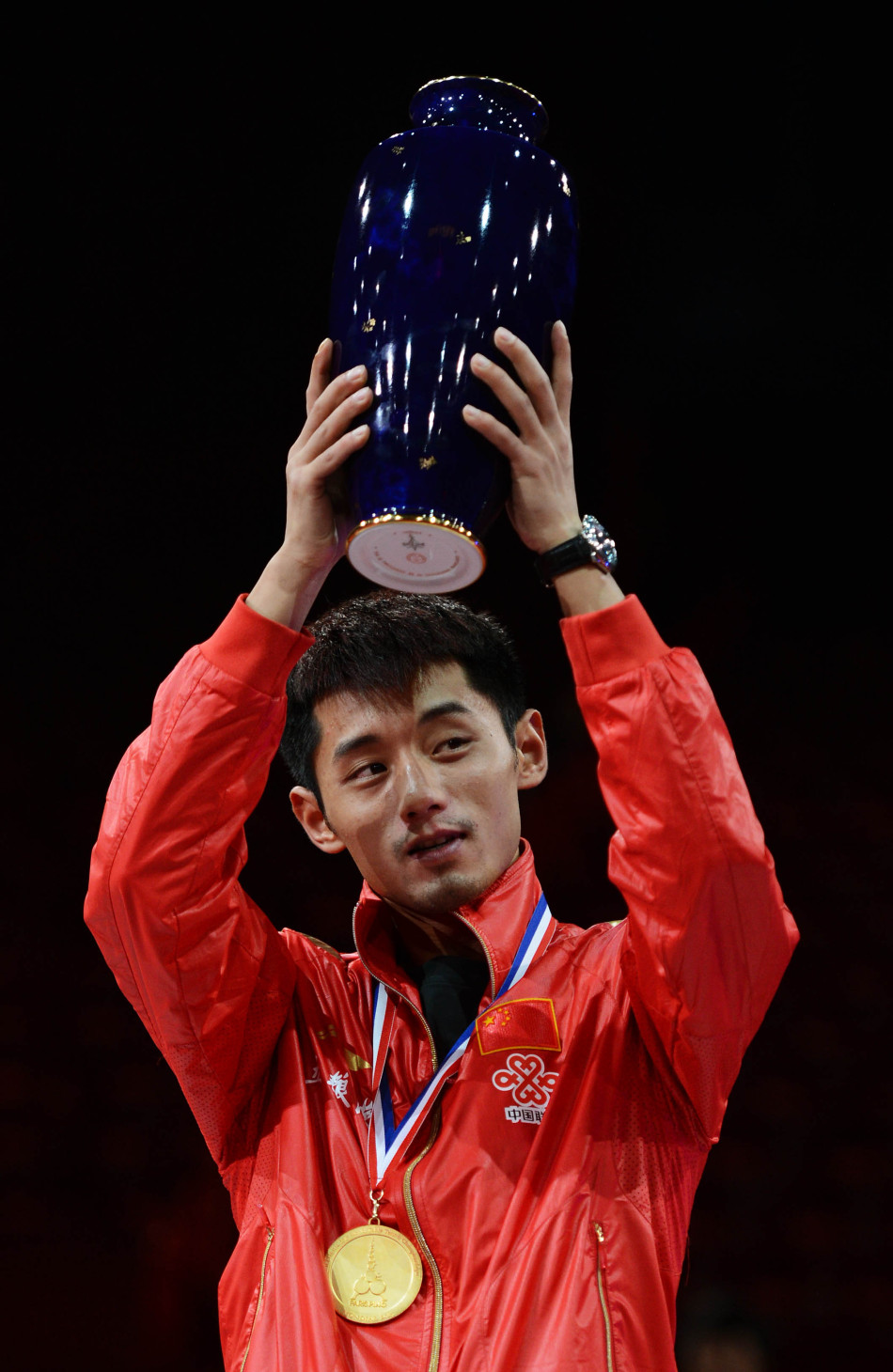 男单颁奖精彩瞬间