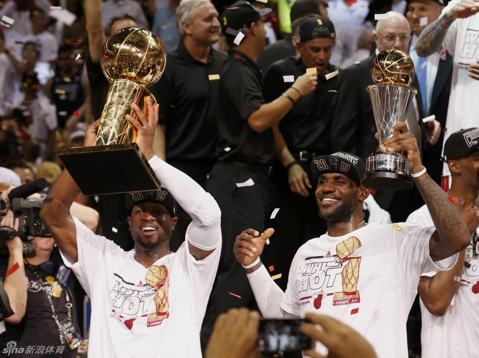 热火夺冠颁奖典礼_高清图集_新浪网