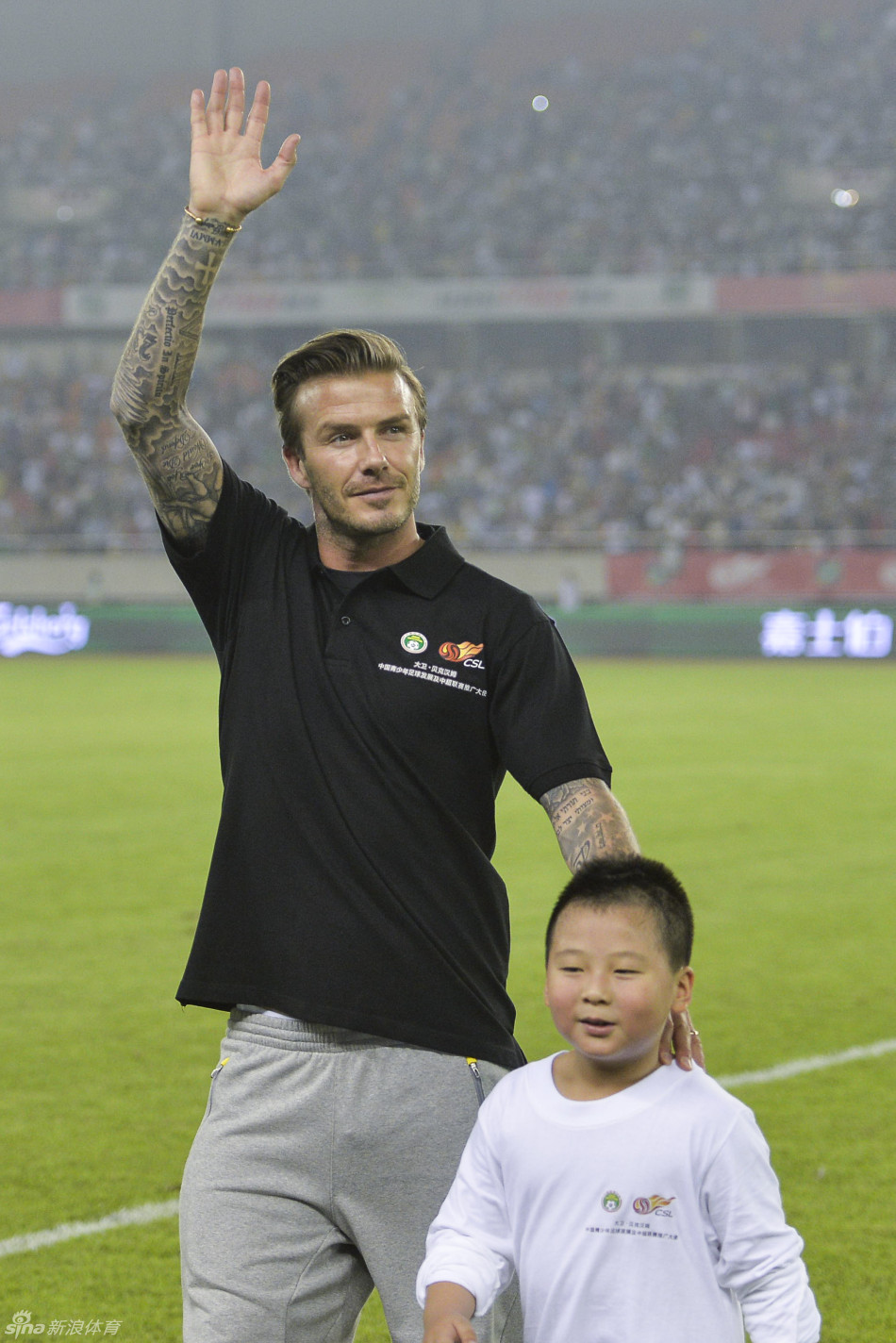 贝克汉姆中国行全回顾_高清图集_新浪网