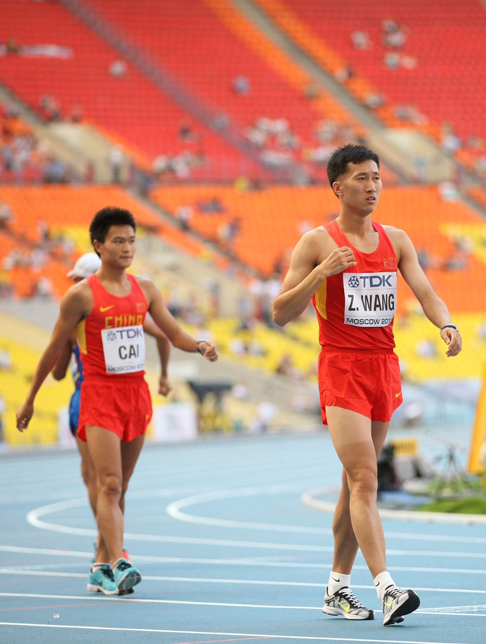 世锦赛20公里竞走陈定摘银_高清图集_新浪网