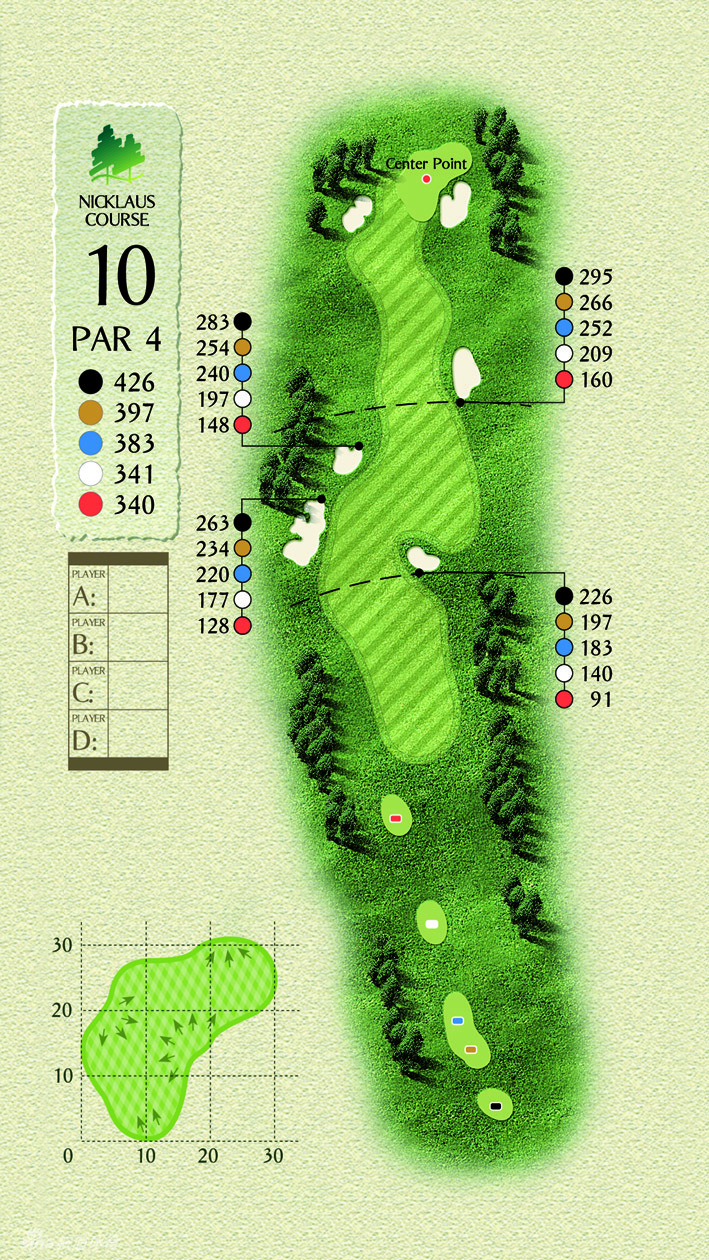 华彬lpga女子赛18洞球道图_高清图集_新浪网