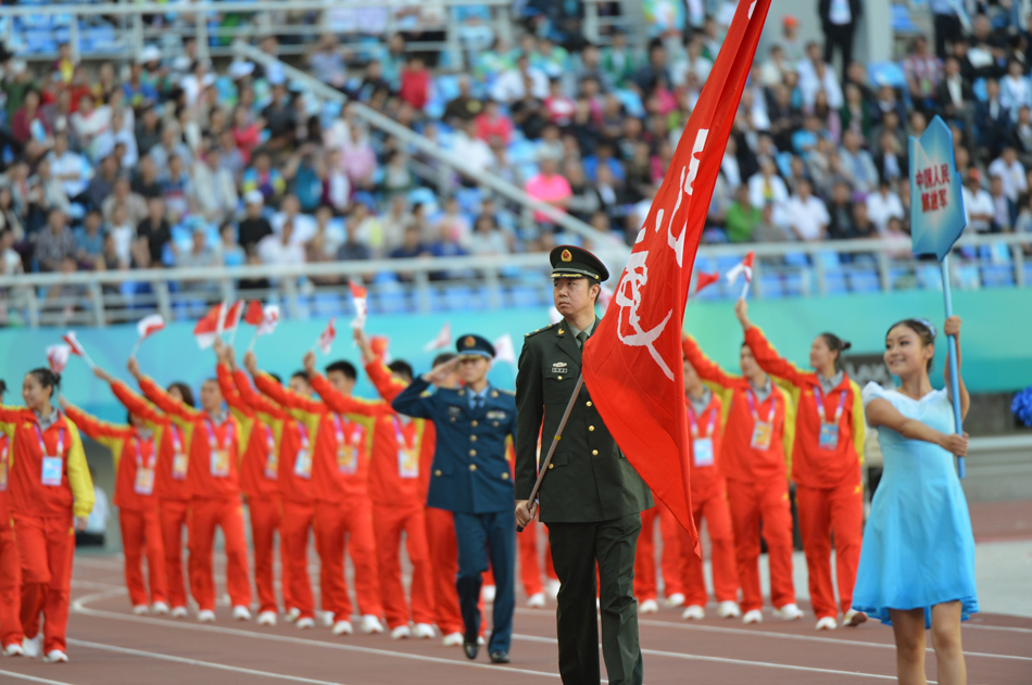 全运会各地旗手精彩合集_高清图集_新浪网