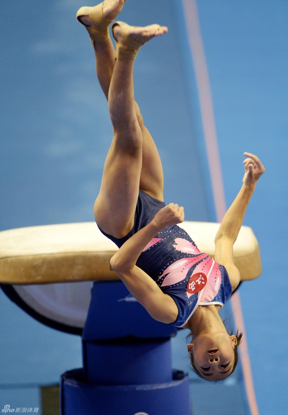女子跳马李依婷夺冠_高清图集_新浪网