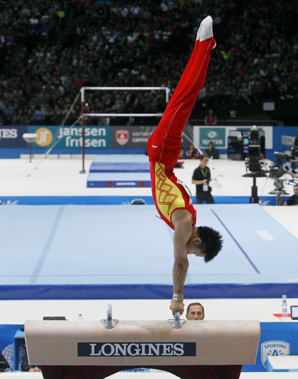 体操世锦赛男子鞍马决赛_高清图集_新浪网