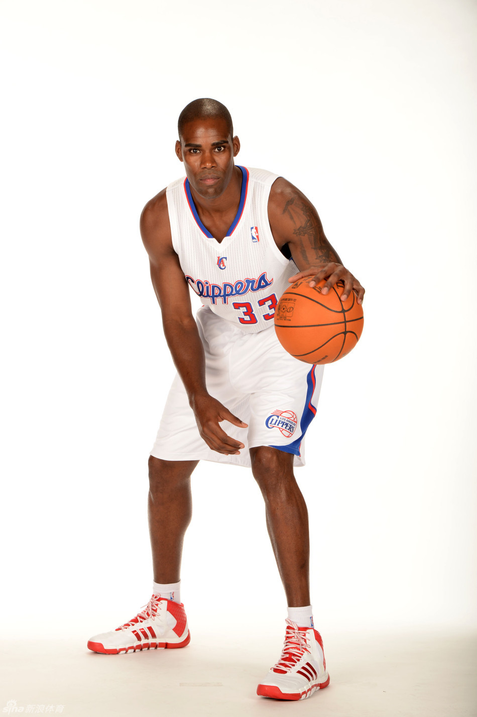 快船媒体日小乔丹怒吼_高清图集_新浪网