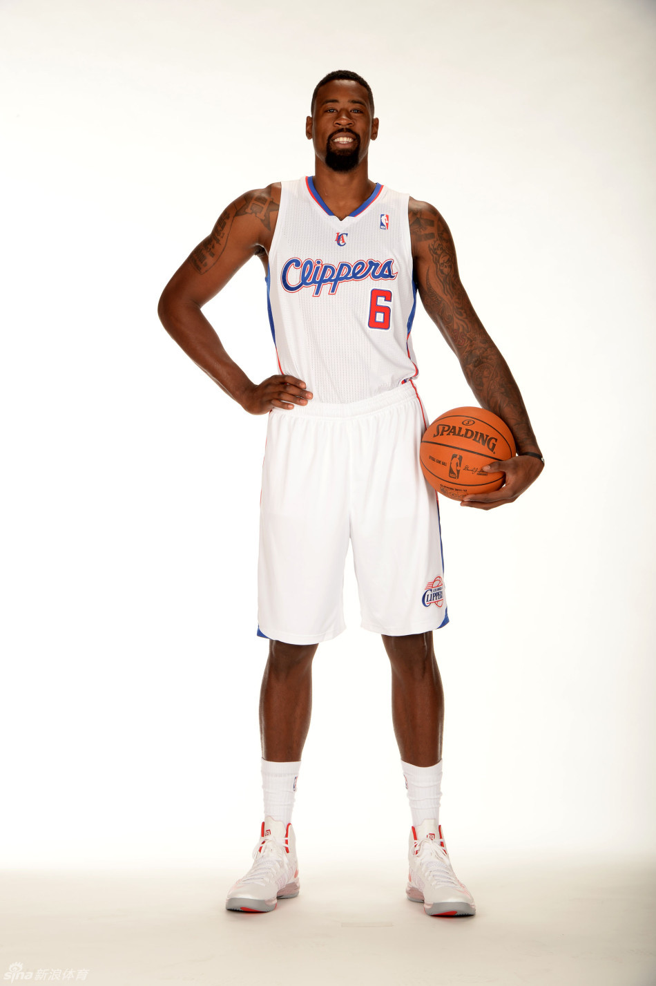 快船媒体日小乔丹怒吼_高清图集_新浪网