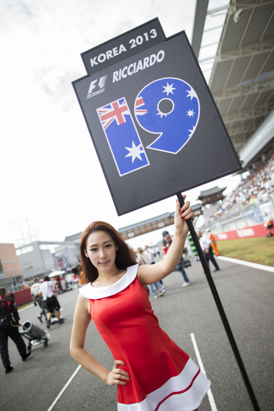 f1韩国站赛车宝贝特辑_高清图集_新浪网