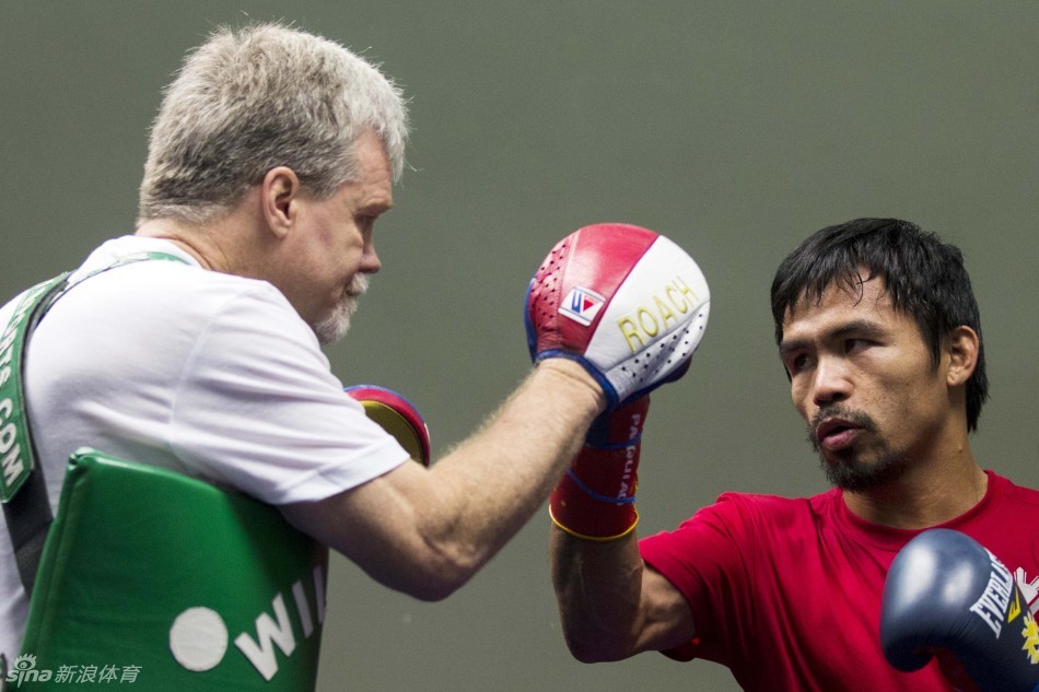 邹市明帕奎奥澳门备战_高清图集_新浪网