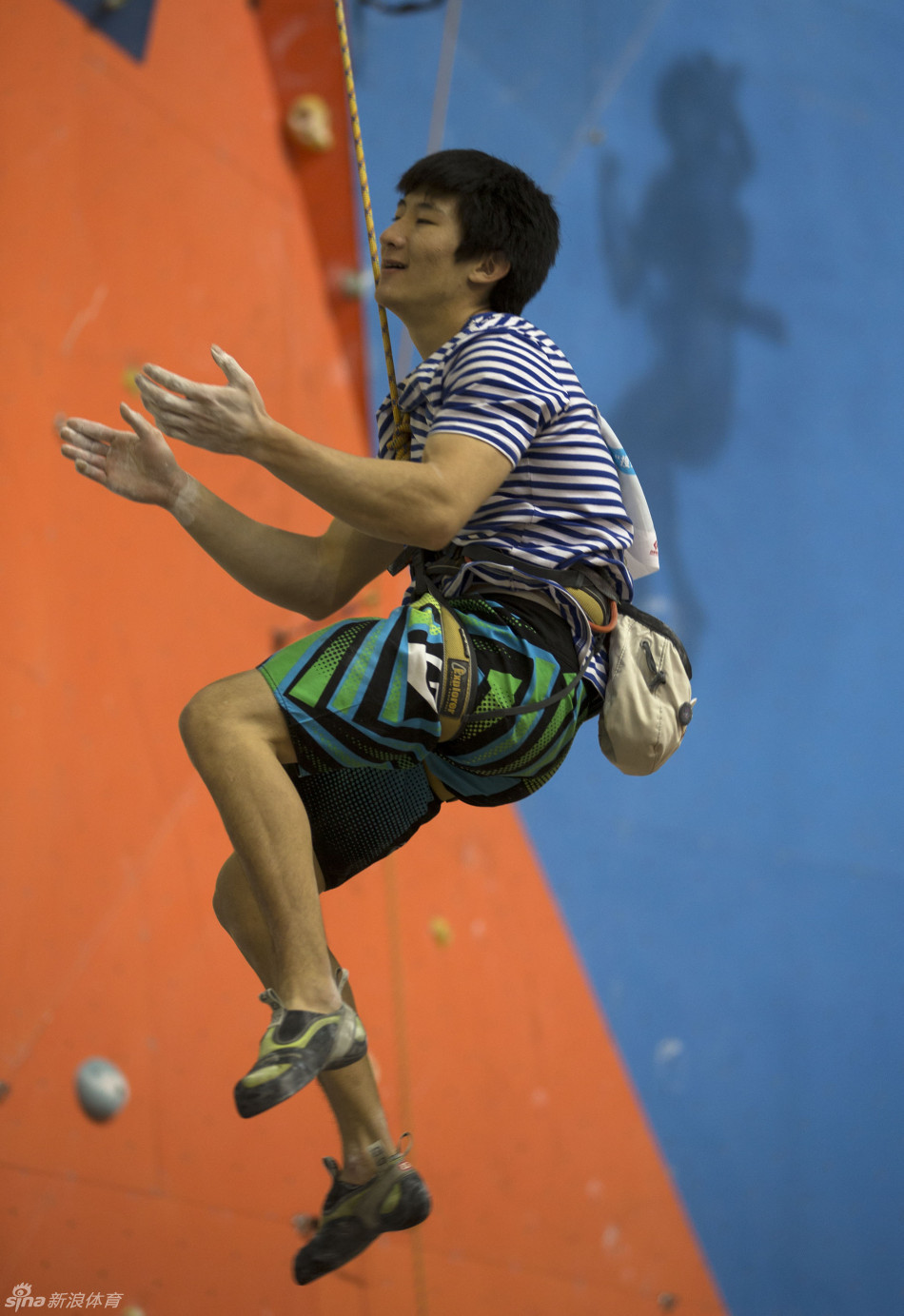 专业组男子难度赛第三名索朗加措