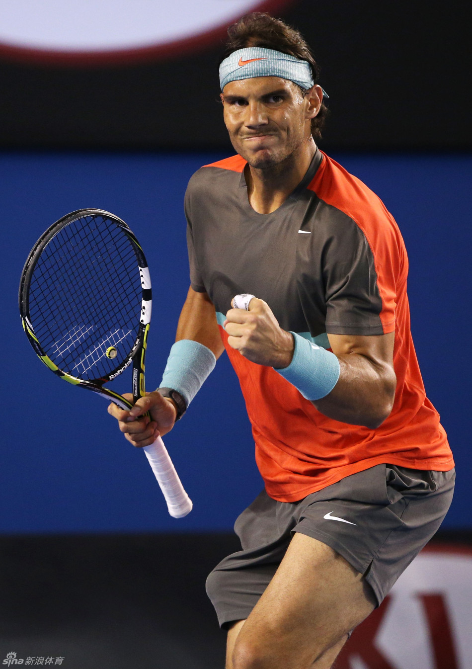 澳网纳达尔完胜晋级16强_高清图集_新浪网