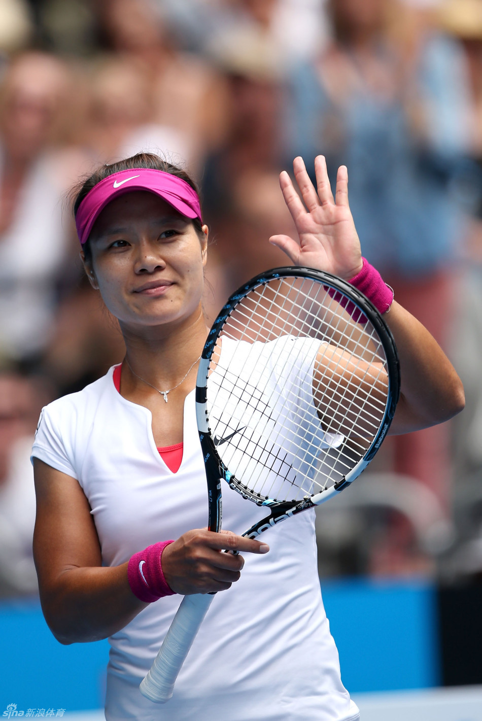 澳网李娜完胜晋级八强_高清图集_新浪网