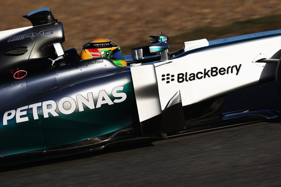 奔驰发布f1新车w05_高清图集_新浪网