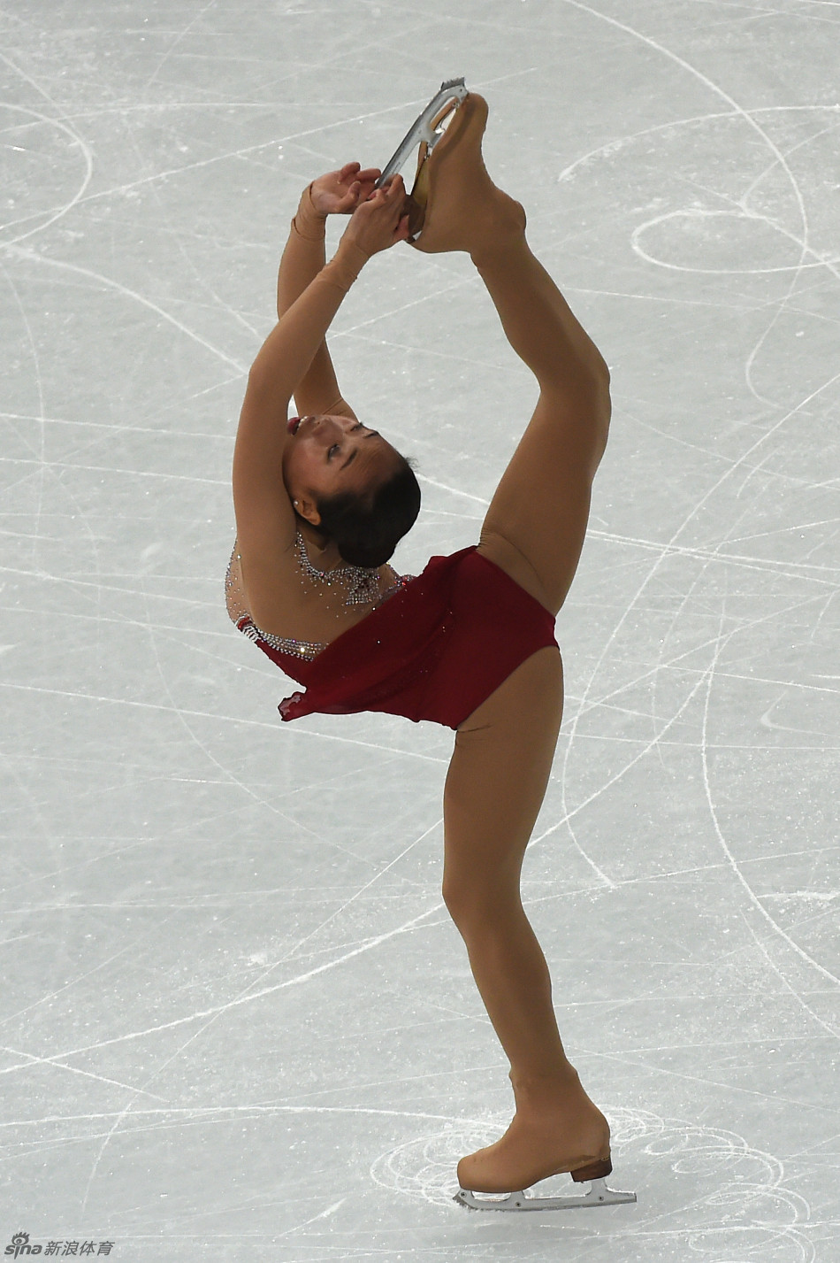 聚焦花滑中国选手张可欣_高清图集_新浪网