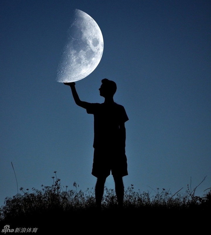 创意摄影月球变唯美篮球_高清图集_新浪网
