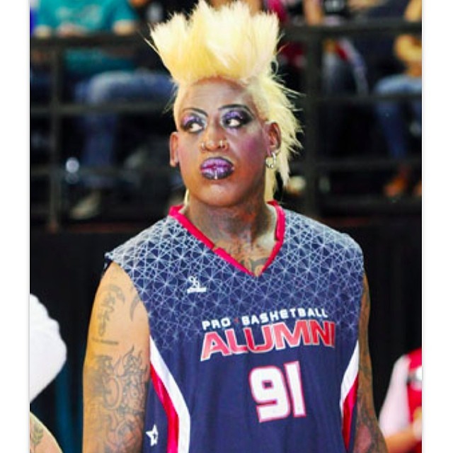 罗德曼雷人造型