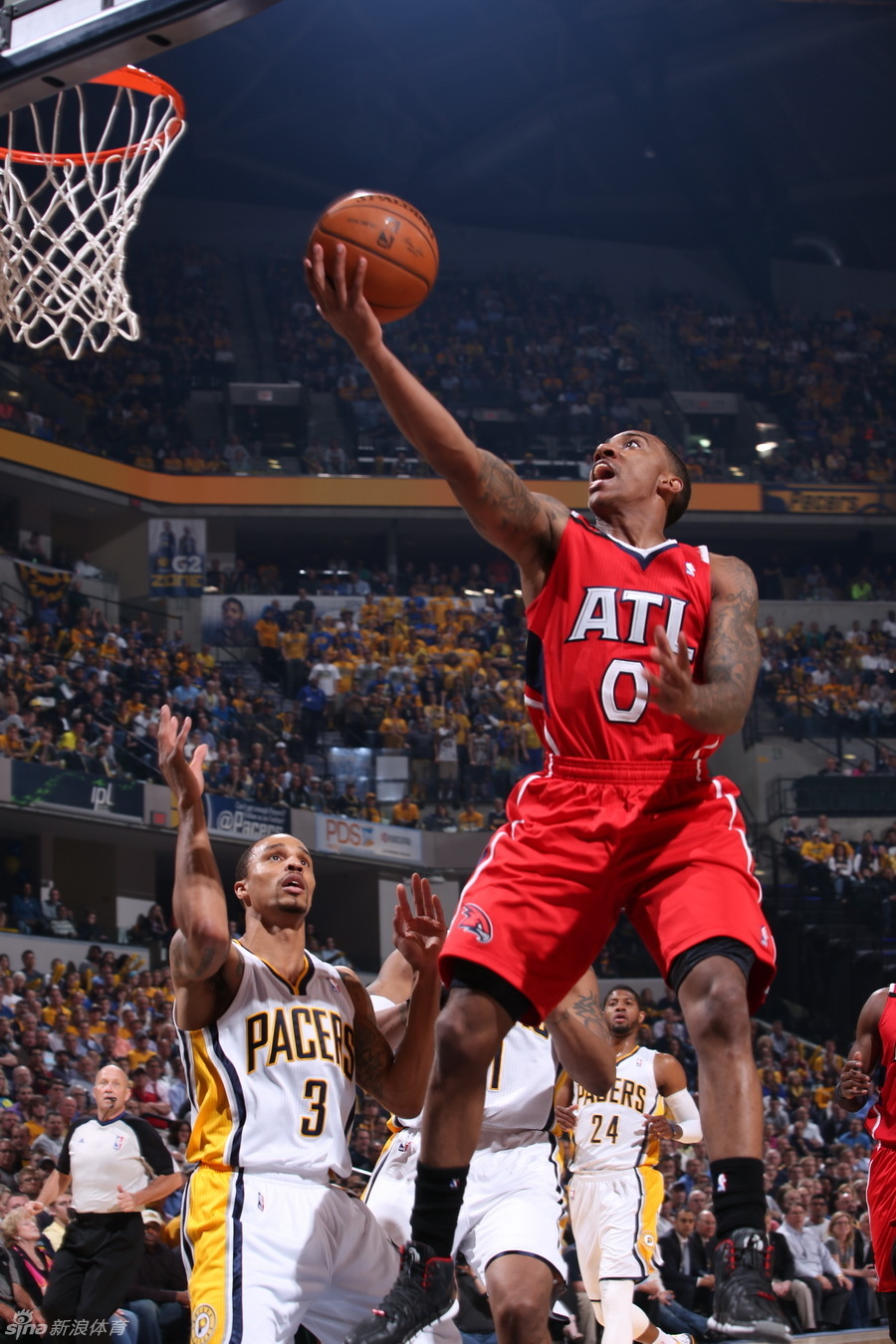 [季后赛]老鹰107-97步行者_高清图集_新浪网