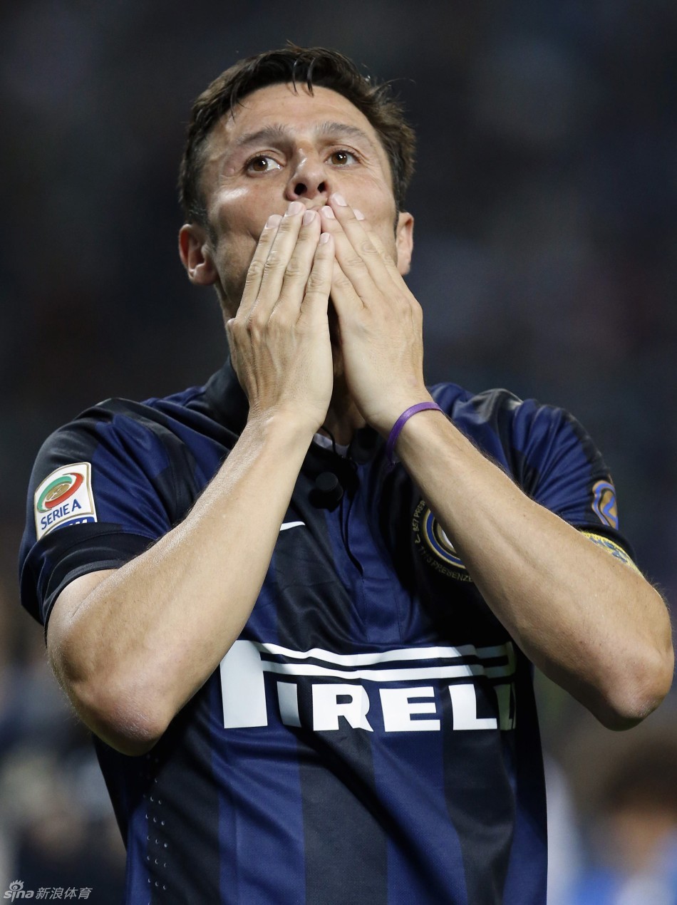 萨内蒂国米主场告别战_高清图集_新浪网