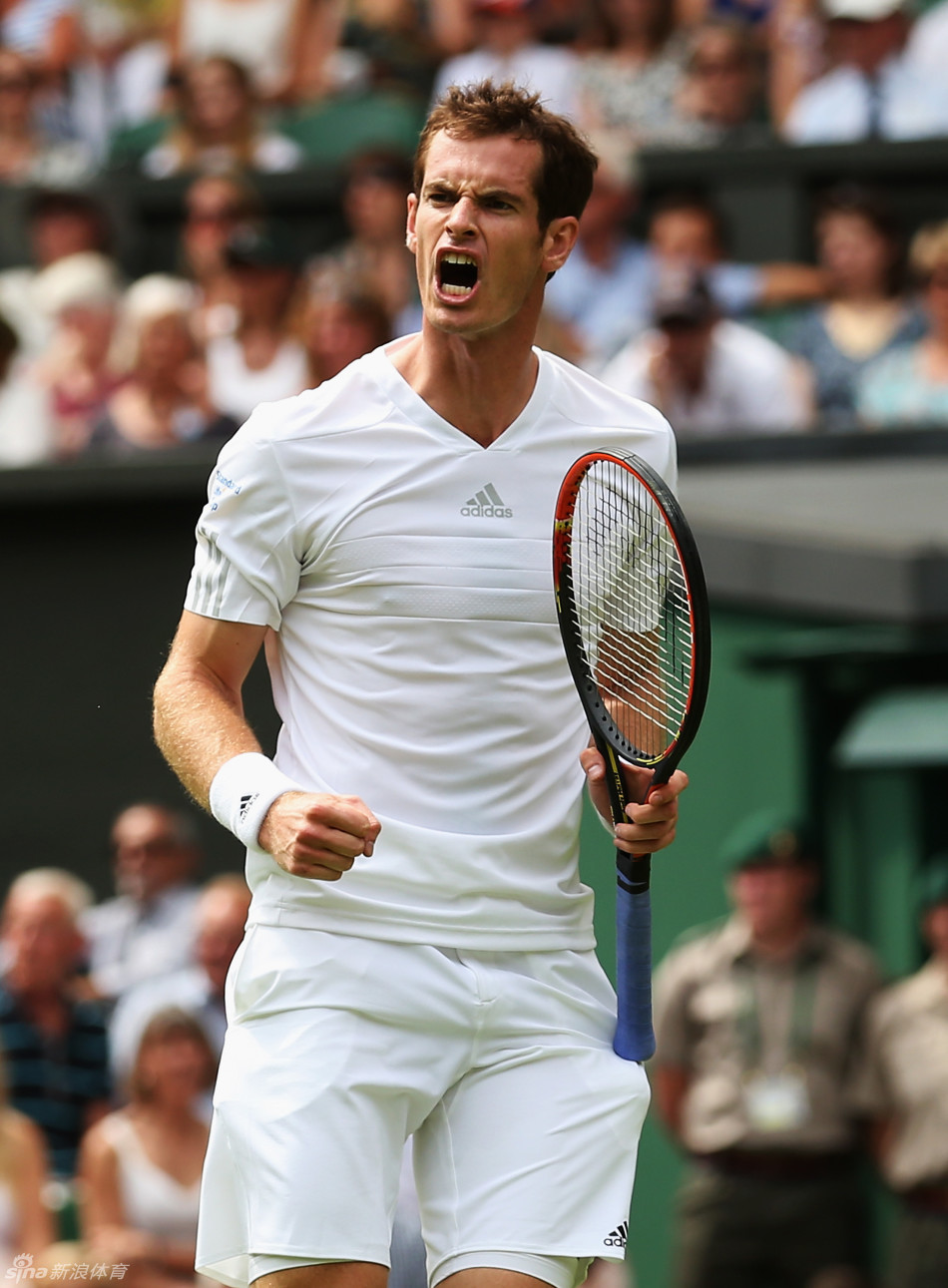 温网穆雷轻松晋级次轮_高清图集_新浪网