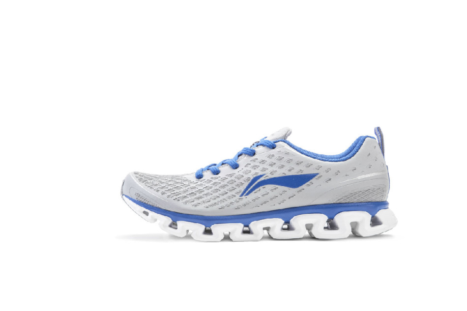 2014年李宁弧四代减震跑鞋男款(黑 蝴蝶蓝)