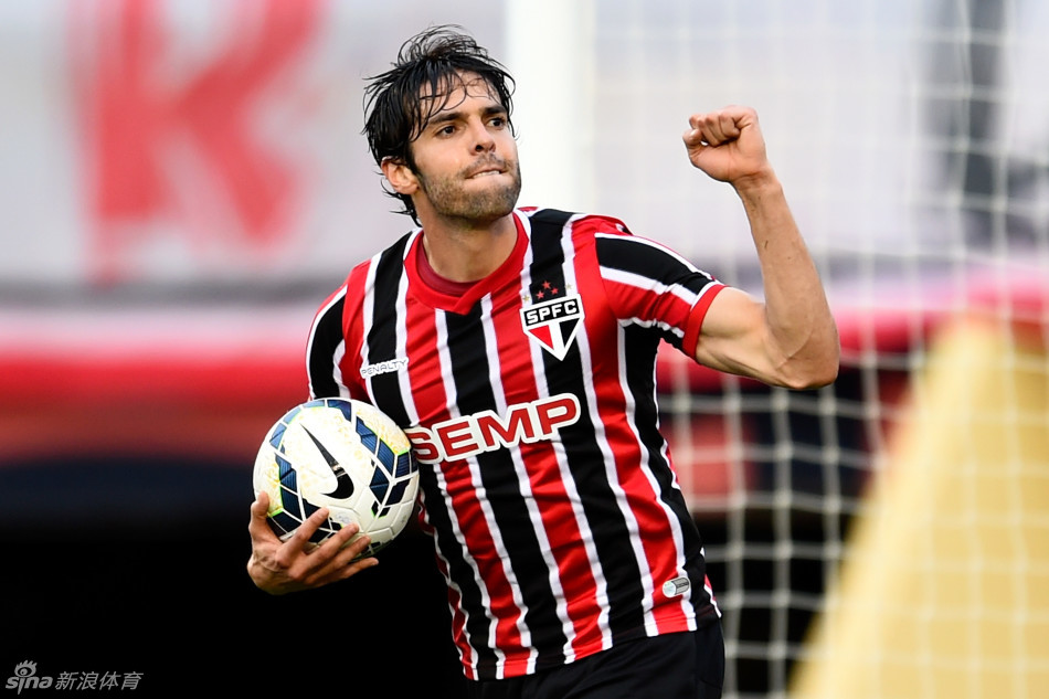 卡卡回归圣保罗首秀破门_高清图集_新浪网