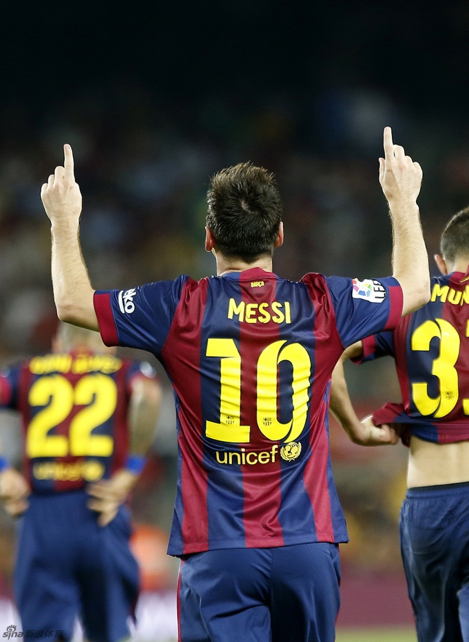 [西甲]巴塞罗那3-0埃尔切_高清图集_新浪网