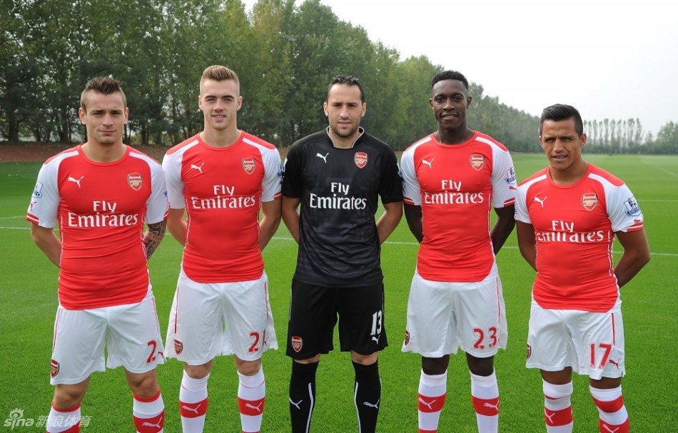 阿森纳拍摄新赛季全家福_高清图集_新浪网