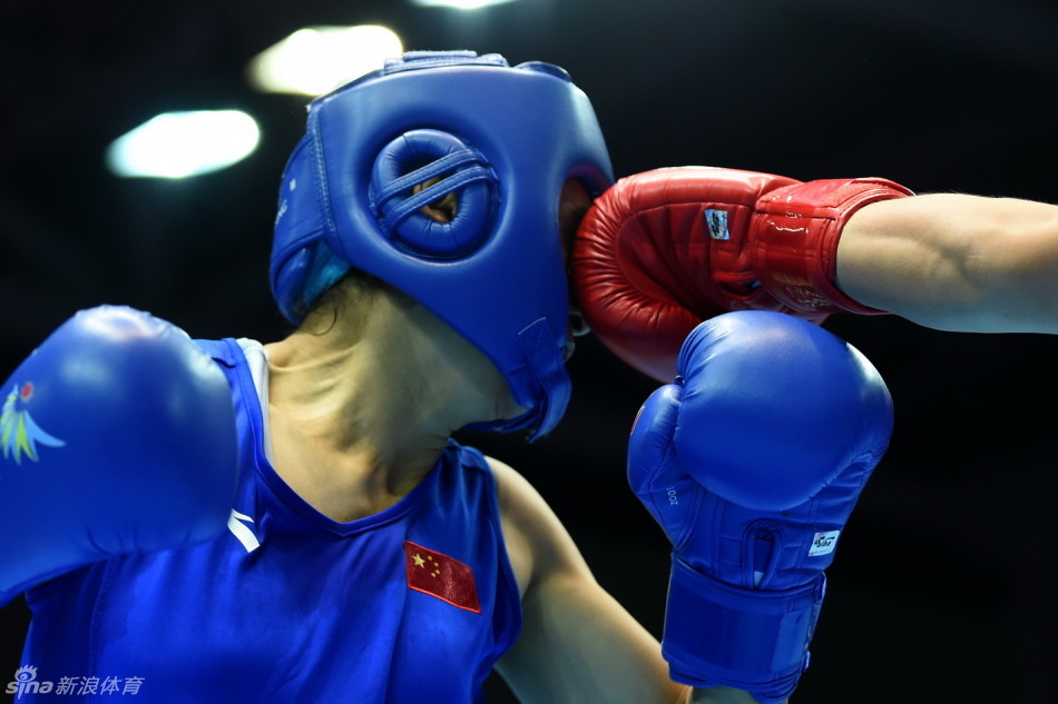 女子拳击75kg级朝鲜选手夺冠_高清图集_新浪网