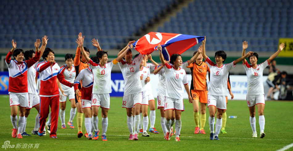 朝鲜女足胜日本夺冠_高清图集_新浪网