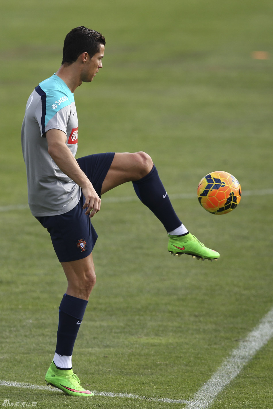 葡萄牙训练备战法国_高清图集_新浪网