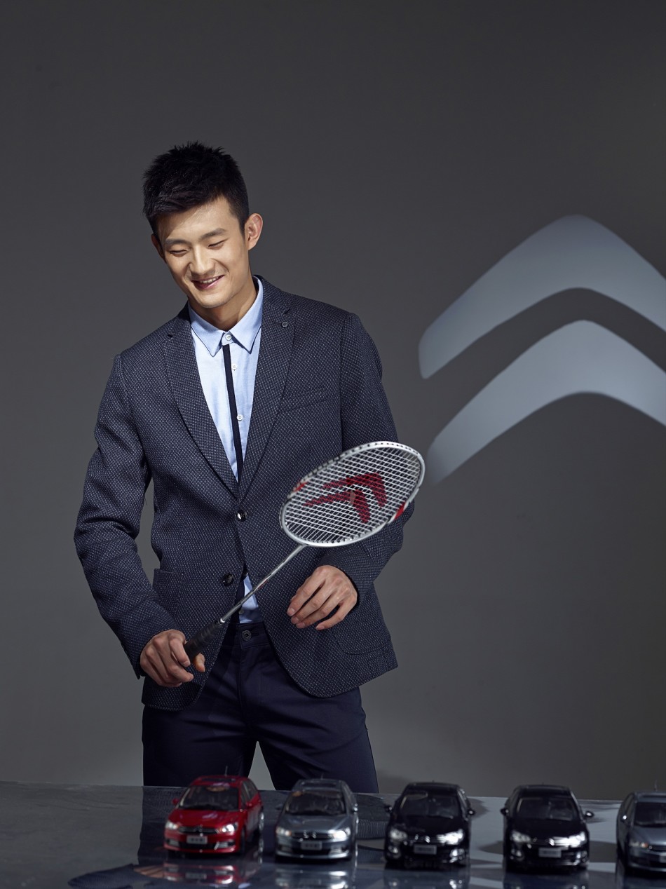 中国羽毛球队谌龙李雪芮时尚写真