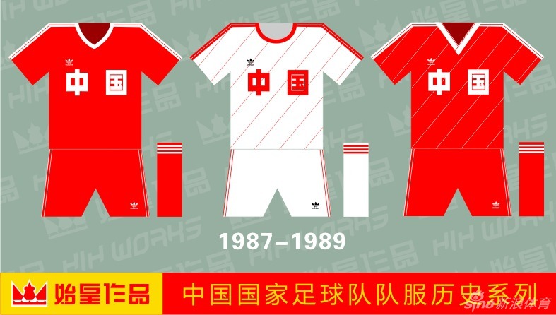 盘点中国男足球衣百年变化