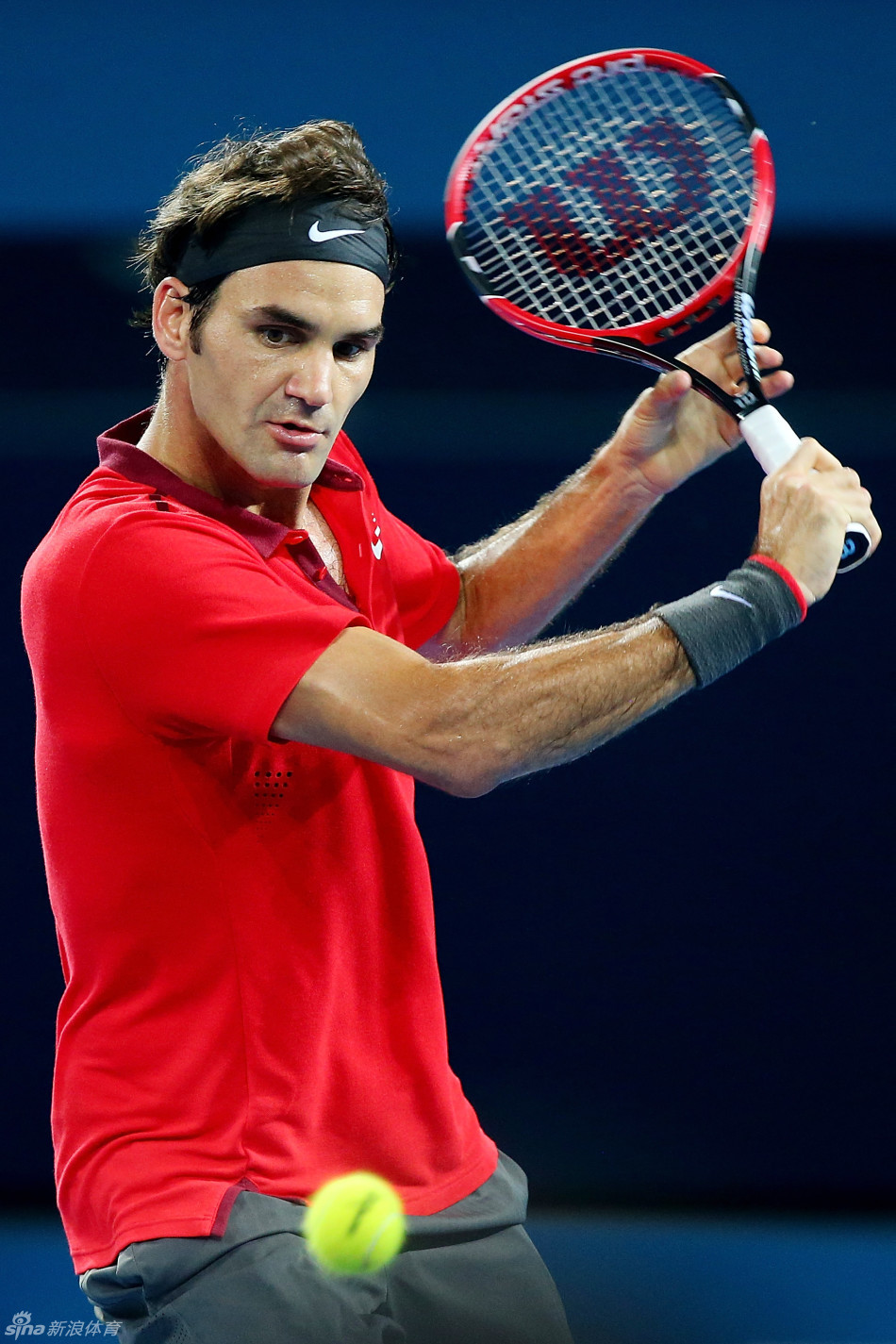 费德勒布里斯班赛夺冠_高清图集_新浪网