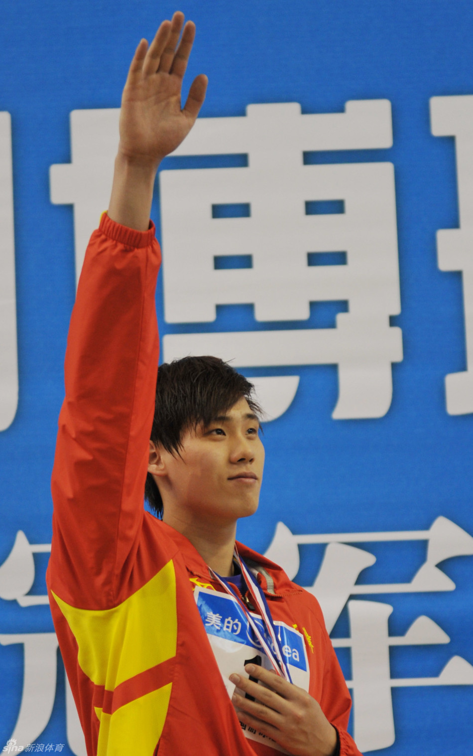 中国游泳新蛙王李响帅气照_高清图集_新浪网