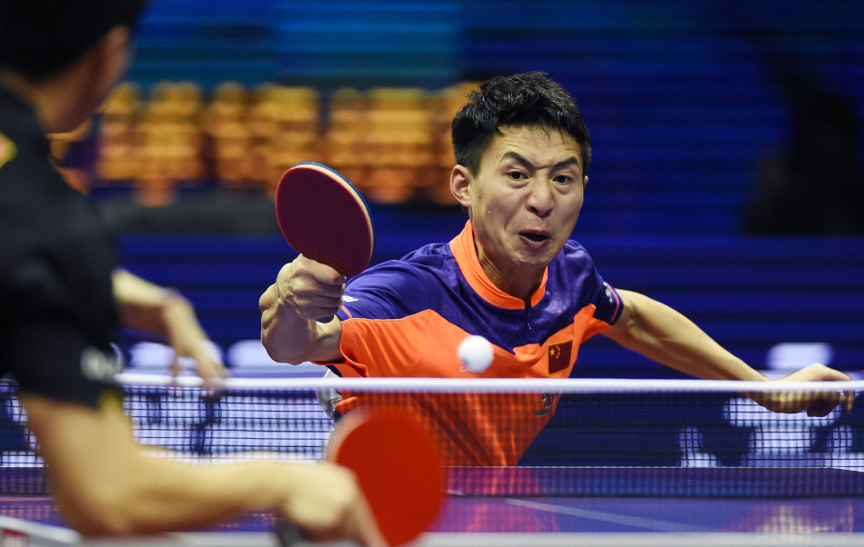 世乒赛男单决赛马龙夺冠_高清图集_新浪网