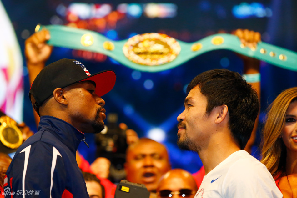 帕奎奥梅威瑟赛前称重