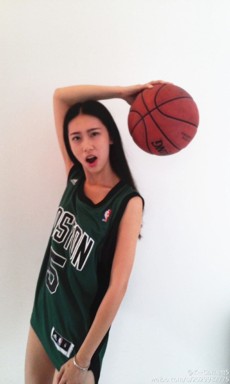 模特蓝梓艺的篮球之路