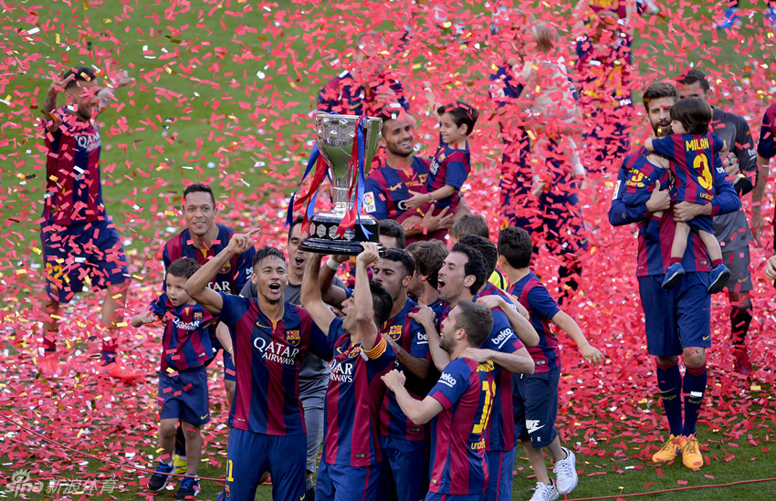 巴塞罗那夺冠庆典_高清图集_新浪网
