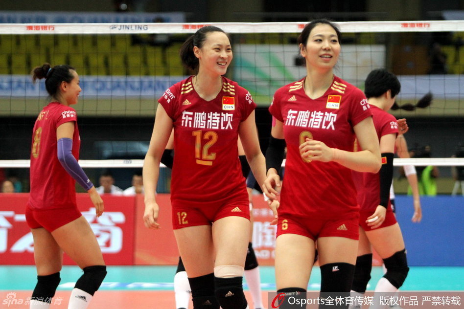 中国女排3-0哈萨克