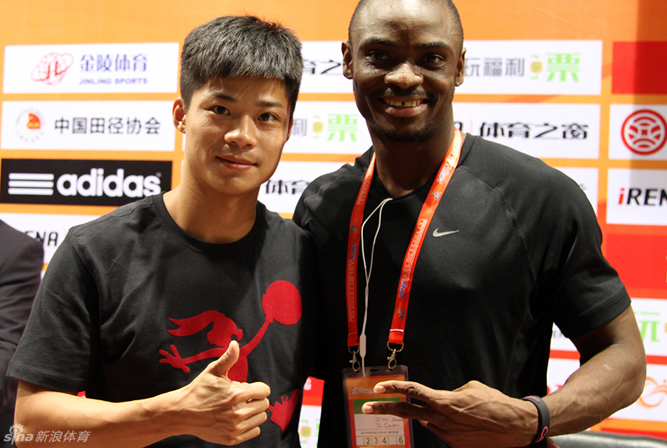 苏炳添和奥古诺德