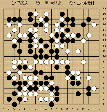 阿含桐山杯本选第3轮动图棋谱,马天放执白胜黄静远,廖元赫执黑胜谢赫.