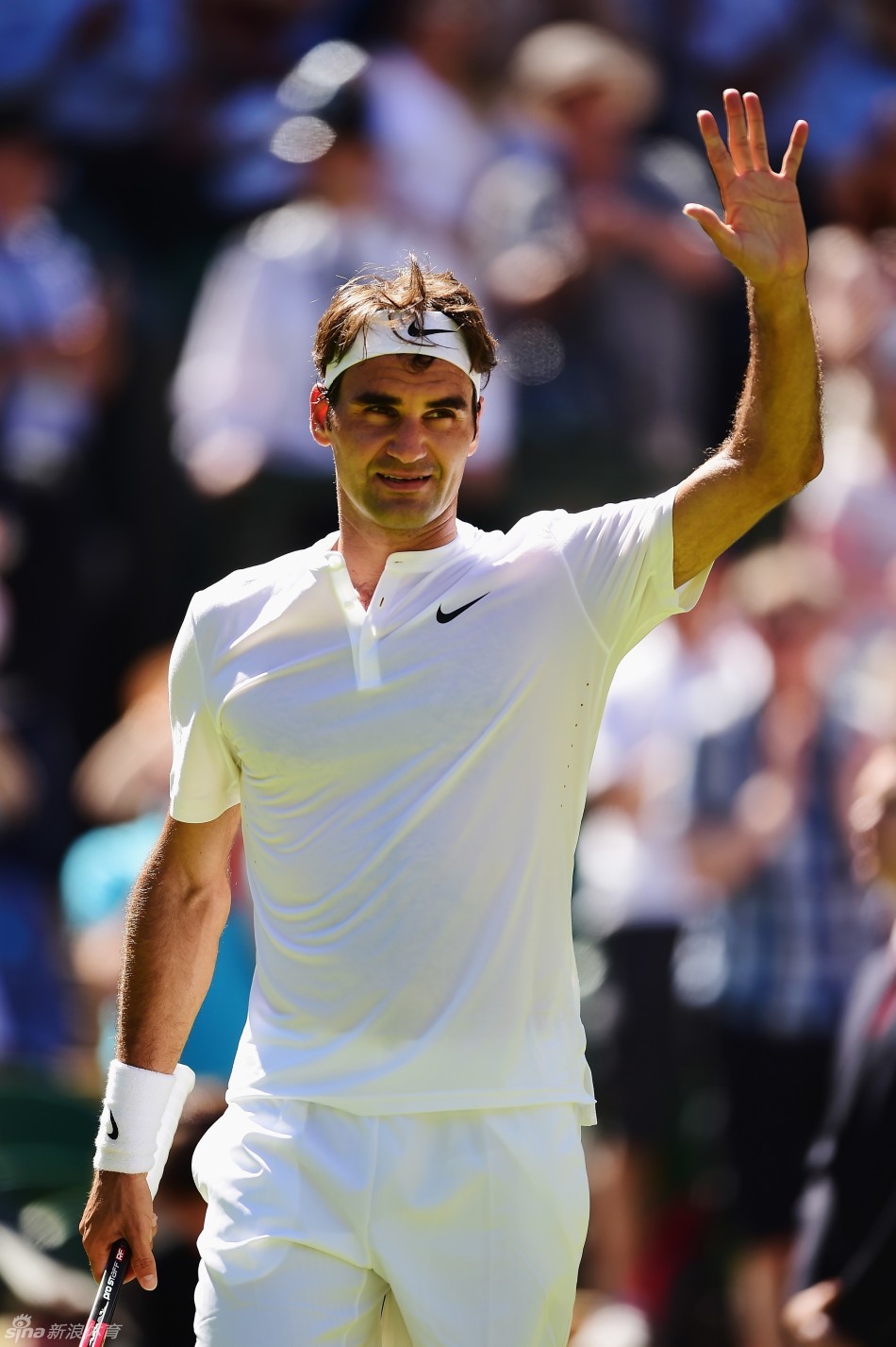 [温网]费德勒首轮轻松过关_高清图集_新浪网