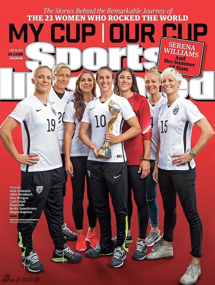 美国女足《体育画报》夺冠写真_高清图集_新浪网