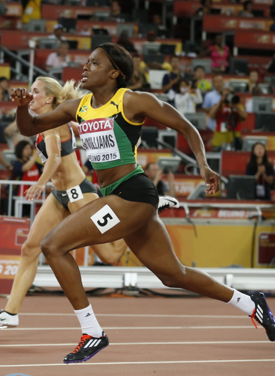 牙买加选手威廉斯女子100米栏夺冠