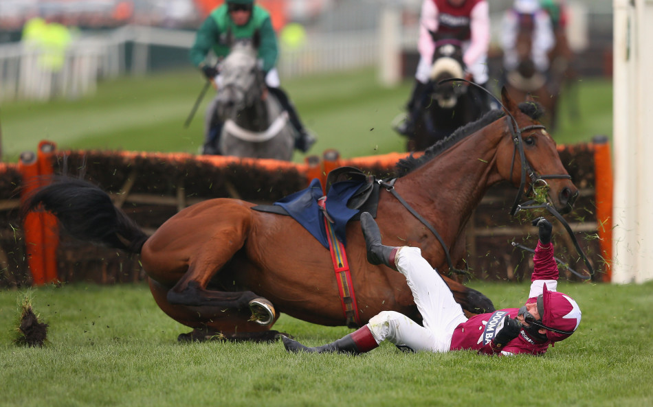 震撼!实拍骑手落马瞬间_高清图集_新浪网