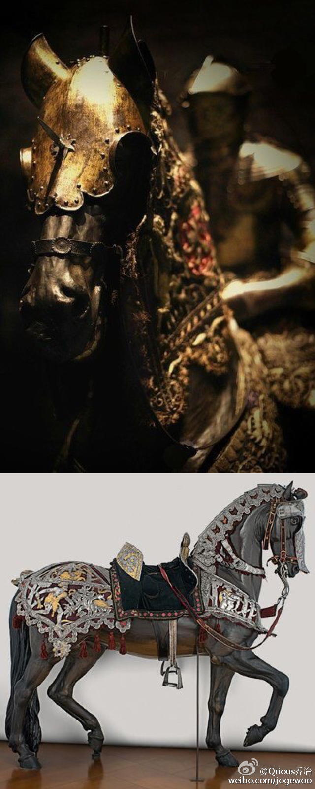 一组马身披盔甲的照片,简直武装到牙齿,威风八面!
