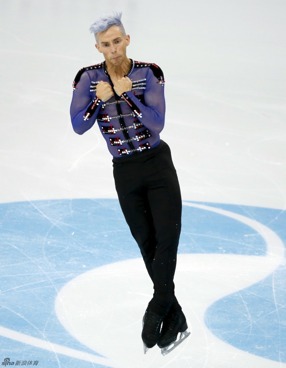 花滑大奖赛俄罗斯站男单自由滑_高清图集_新浪网