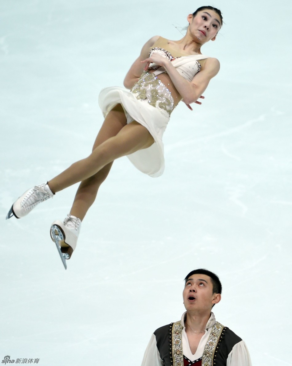 花滑大奖赛于小雨/金杨暂列第三_高清图集_新浪网