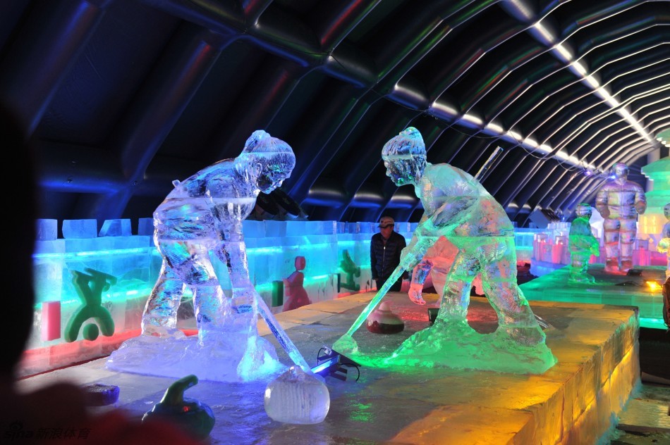 鸟巢南北广场冰雪区元旦开业_高清图集_新浪网