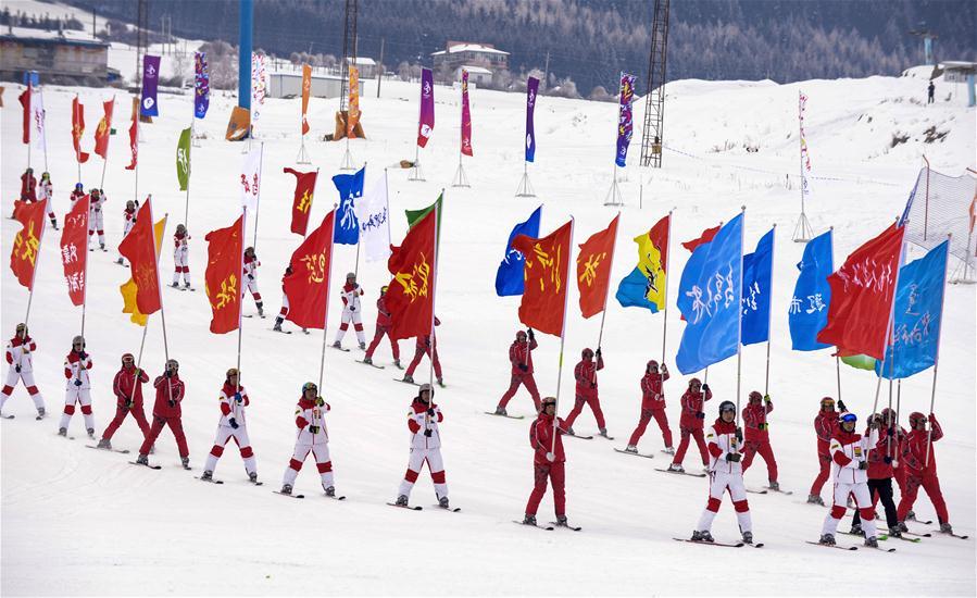 运动代表队入场