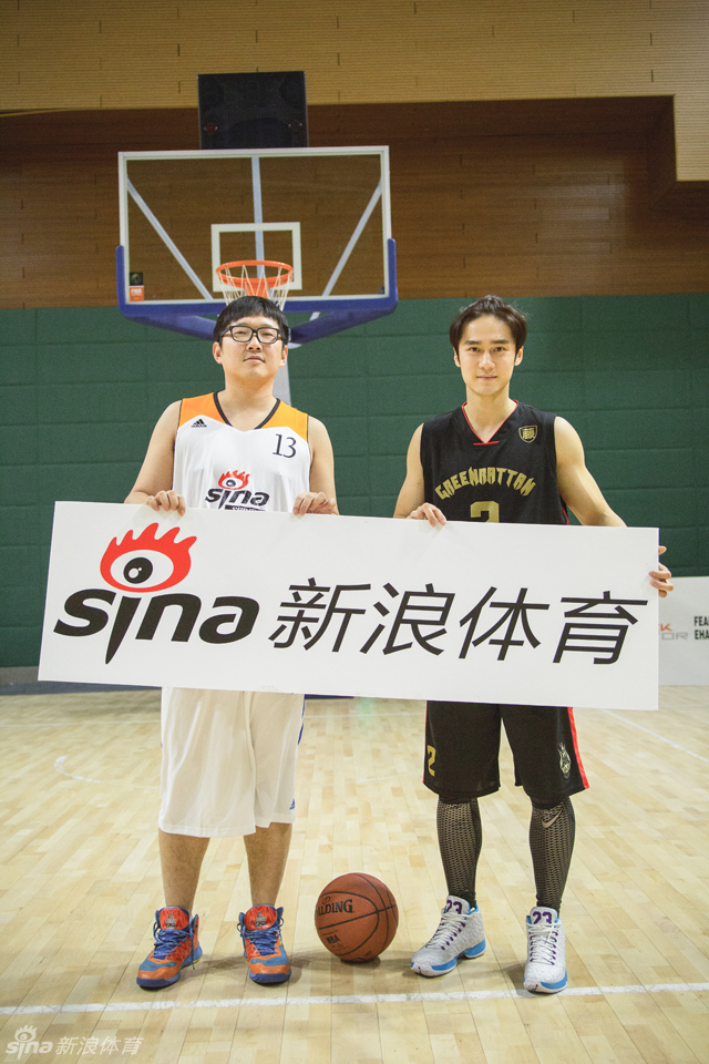 蒋劲夫绿藤队vs新浪体育队_高清图集_新浪网